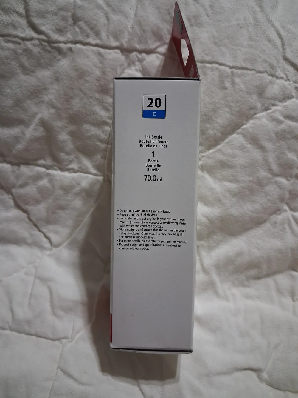 Canon PIXMA 20 Cyan Ink Bottle 70ml